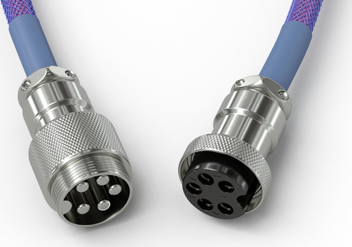 Kabllo USB Glorious GLO CBL COIL NEBULA, USB A në USB C, 1.36 m, lejla