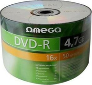Disqe DVD R Omega 40933, 4.7GB, 16x, 50 copë