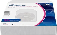 Futëse plastike për CD DVD MediaRange, 1 disk, transparente