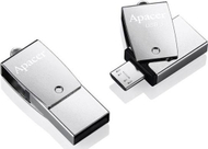Disk Pendrive Apacer AH750, 64GB, i hirtë