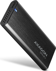 Kuti e jashtme SSD M.2 SATA Axagon EEM2-SBC, USB-C 3.2 Gen 2, alumini, e zezë