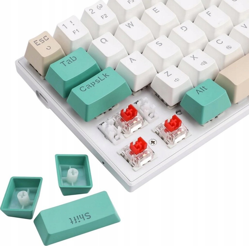 Tastierë mekanike gaming Vexx GK, layout 60%, RGB, me kabllo Type C