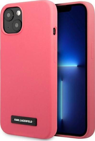 Mbulesë telefoni Karl Lagerfeld KLHCP13SSLMP1PI, për iPhone 13 mini 5.4", silikon, fuchsia