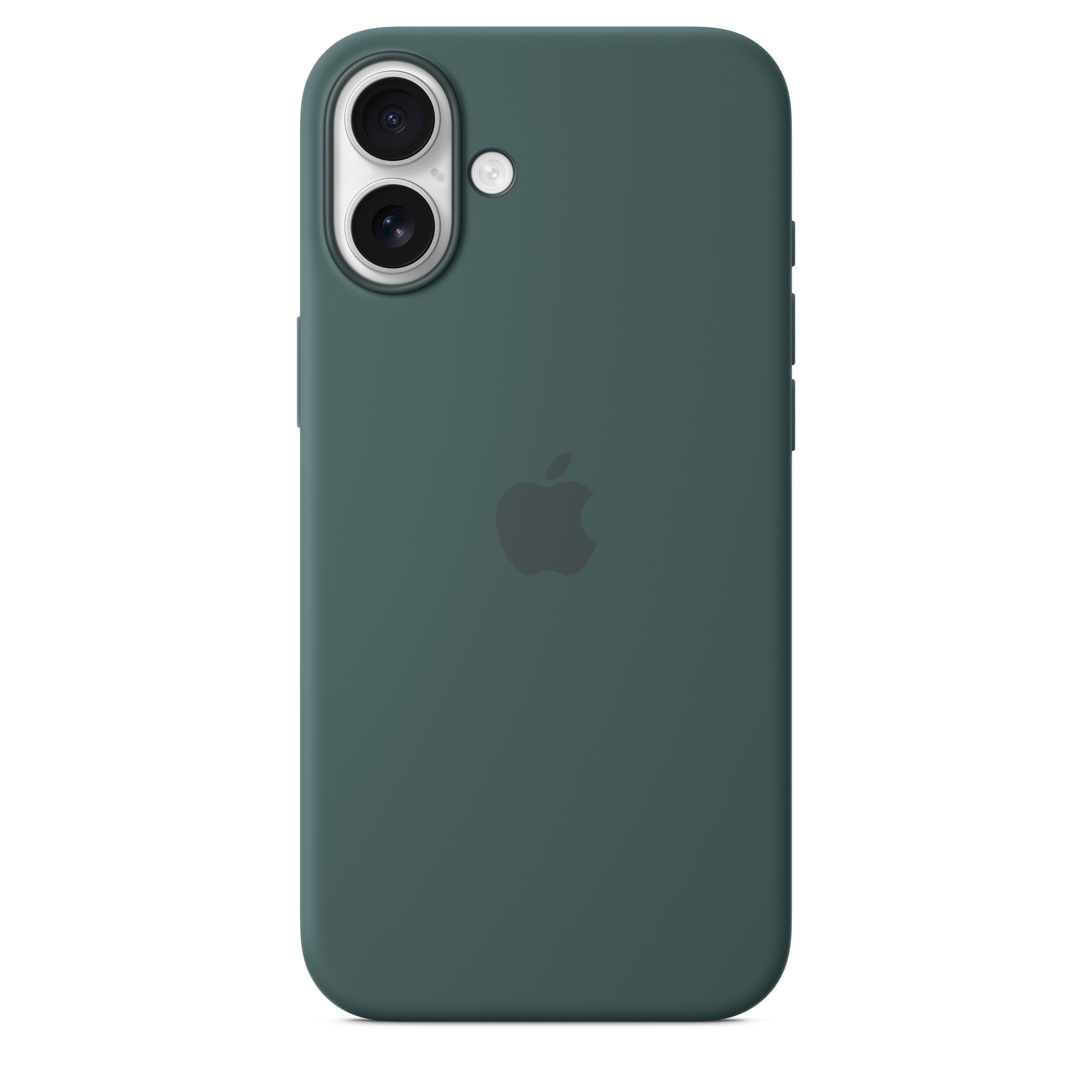 Apple iPhone 16 Plus Silicone Case with MagSafe, Lake Green (Seasonal)