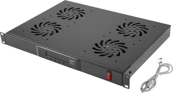 Panel i ventilimit LCD Lanberg 1U (AK-1503-B), 19"