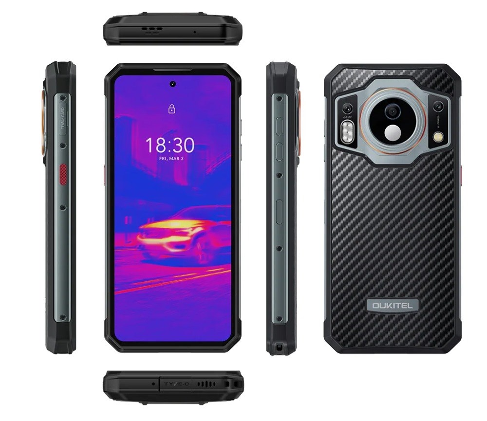 Celular Oukitel WP21 Ultra, 6.78", 256GB, 12GB RAM, Helio G99, i zi