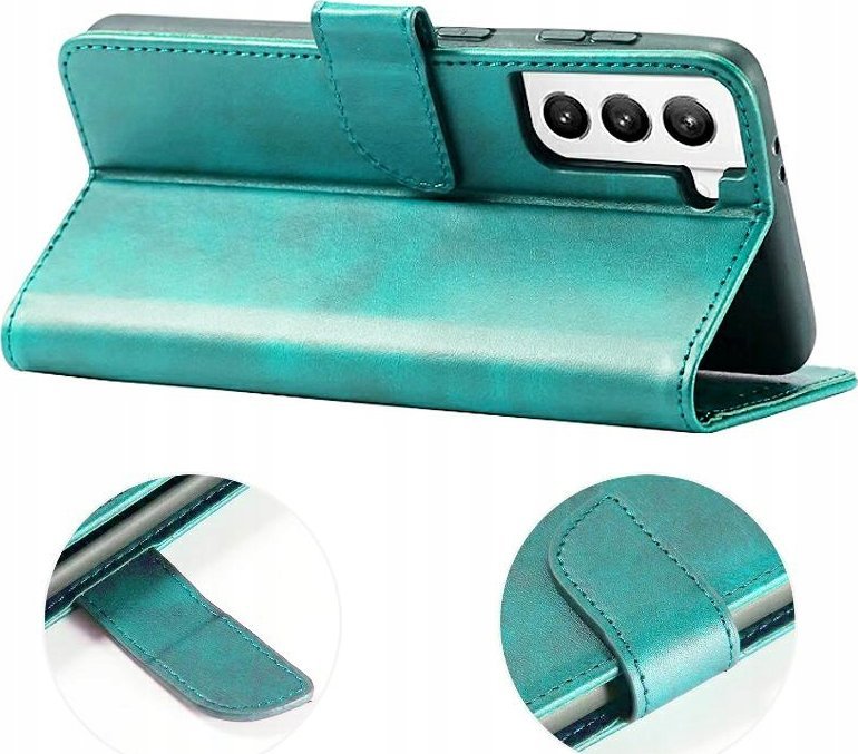 Капак-паричник Marv за Samsung Galaxy A54 5G, тип bookcase, зелен