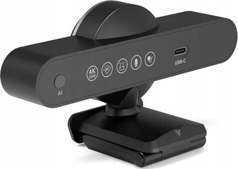 Kamerë për videokonferenca Port Designs 902003, 4K, 30 fps, e zezë