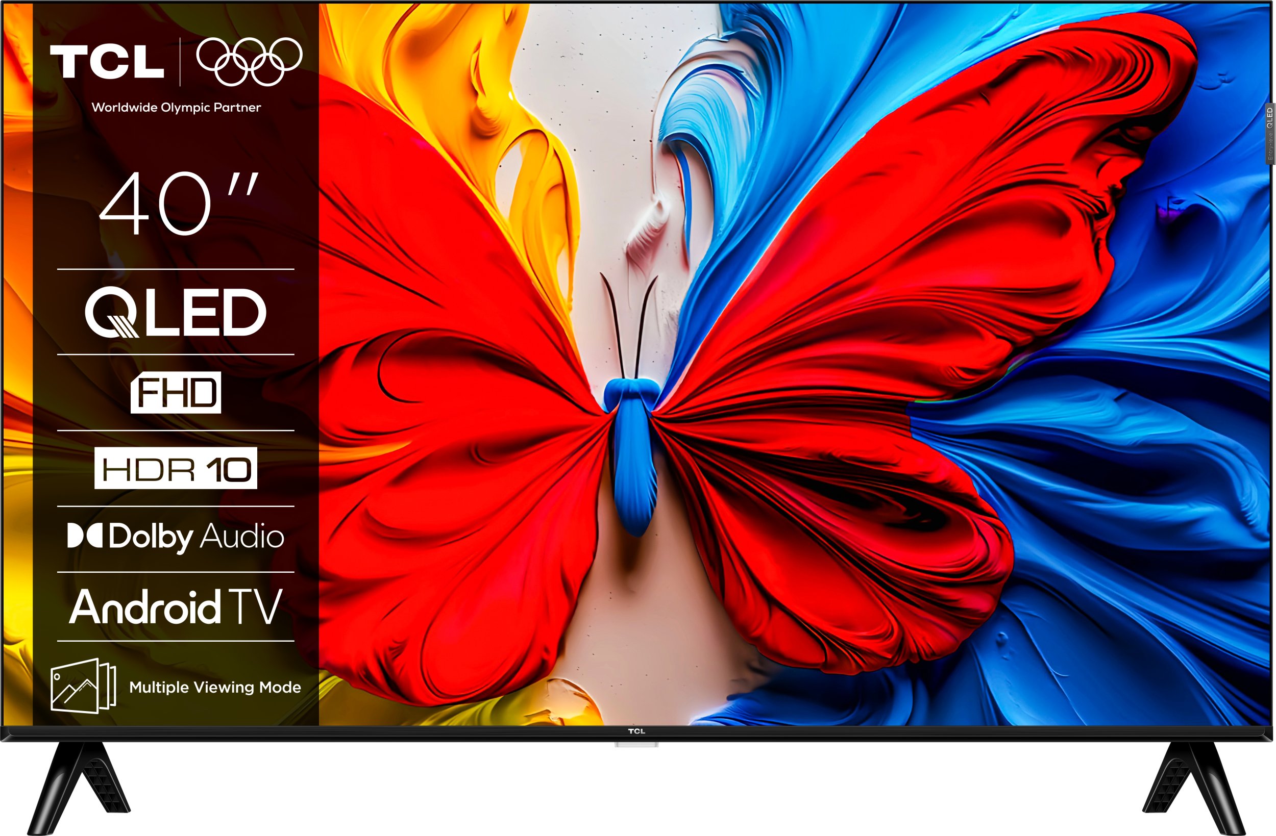 Televizor TCL 40S5K, 40", QLED FHD, Smart Android TV, i zi