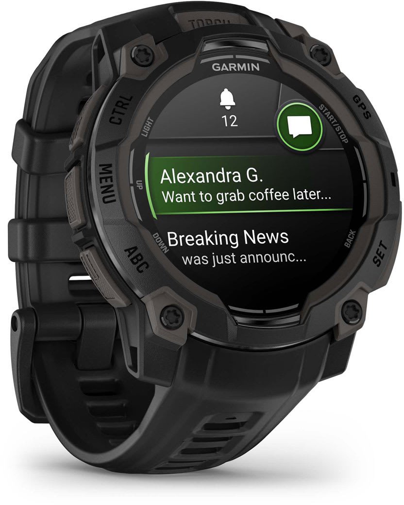 Orë Garmin Instinct 3 AMOLED, 45 mm, e zezë