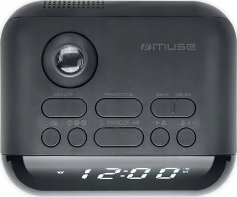 Radio orë Muse M-179 P, funksion projekcioni, e zezë