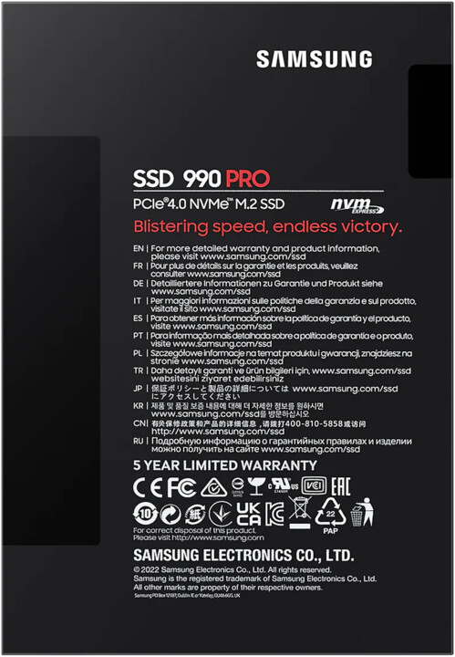 Disk Samsung SSD 990 PRO, M.2 - 2TB