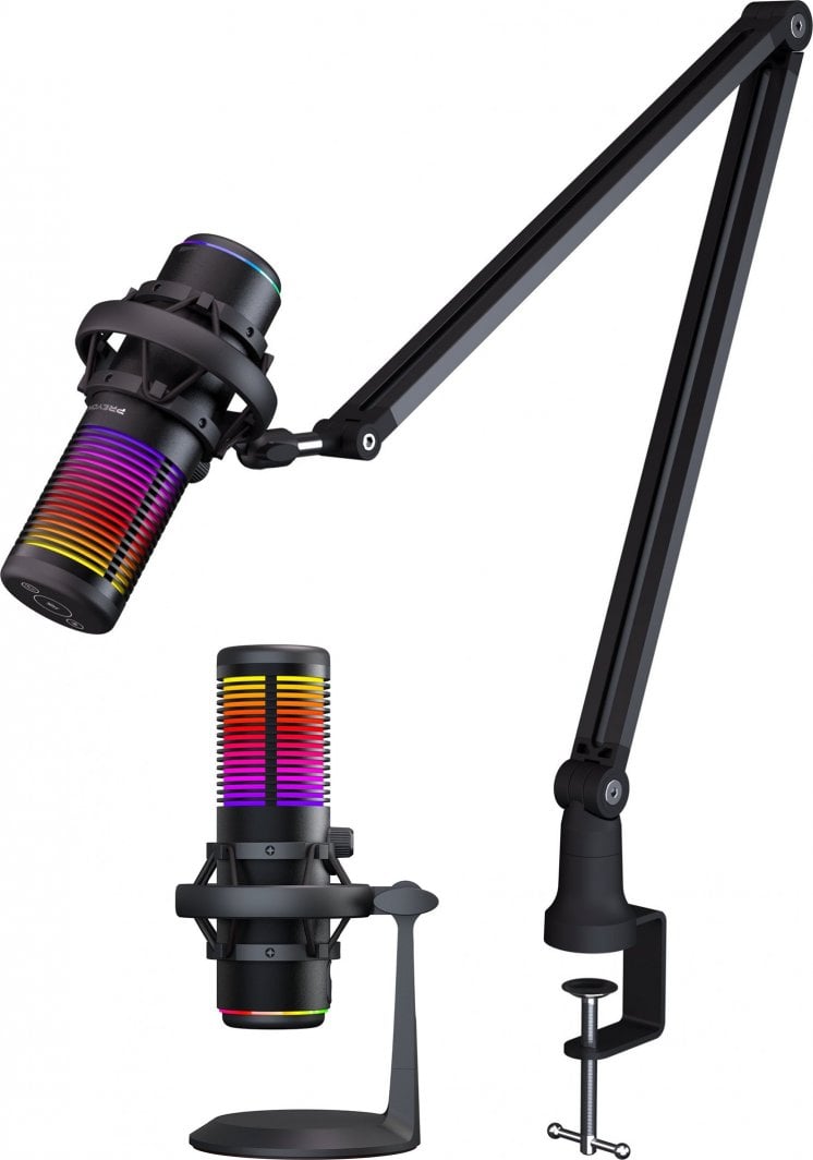 [OUTLET] Mikrofon Preyon Osprey Scream RGB, i zi