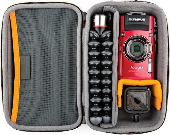 Kuti mbrojtëse Lowepro Hardside CS 60, madhësi kompakte, e zezë