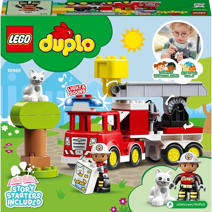 Set LEGO DUPLO® 10969 Fire truck, 21 pjesë