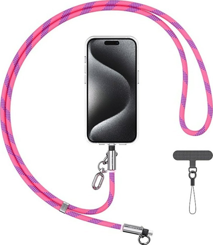 Kabllo me litar telefoni Usams SJ746, USB-C në Lightning, 1.2m, 30W, rozë