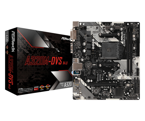 Pllakë amë Asrock A320M-DVS R4.0 Socket AM4 micro ATX AMD  A320
