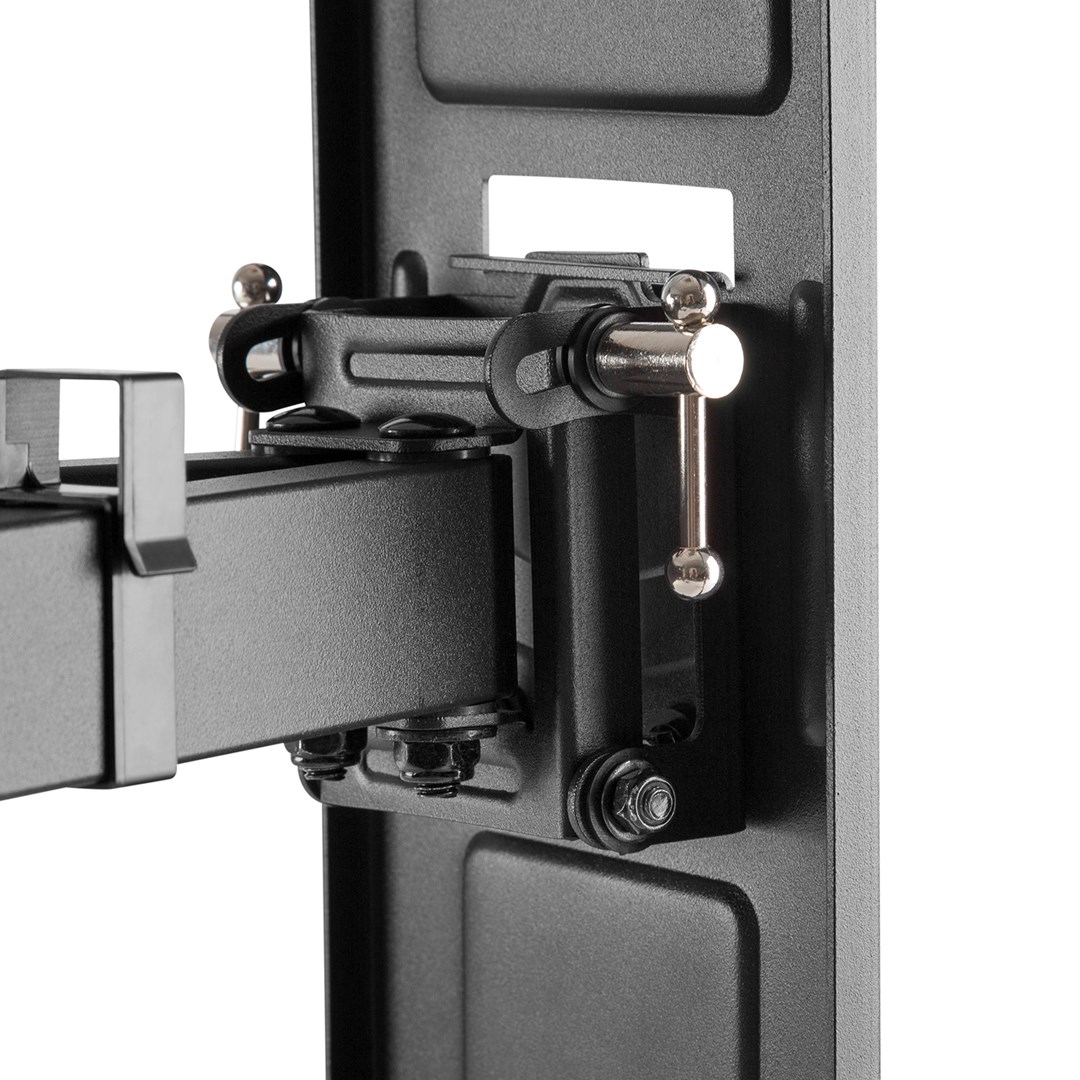 Mbajtëse muri për TV Maclean MC-881, 37-80", VESA 600x400, 60kg, e zezë