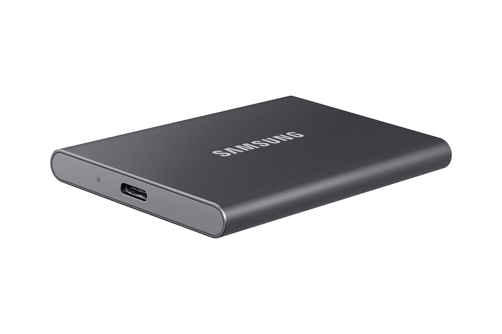 Disk SSD Samsung T7, 2TB, USB 3.2 Gen2, i hirtë (MU-PC2T0T/WW)