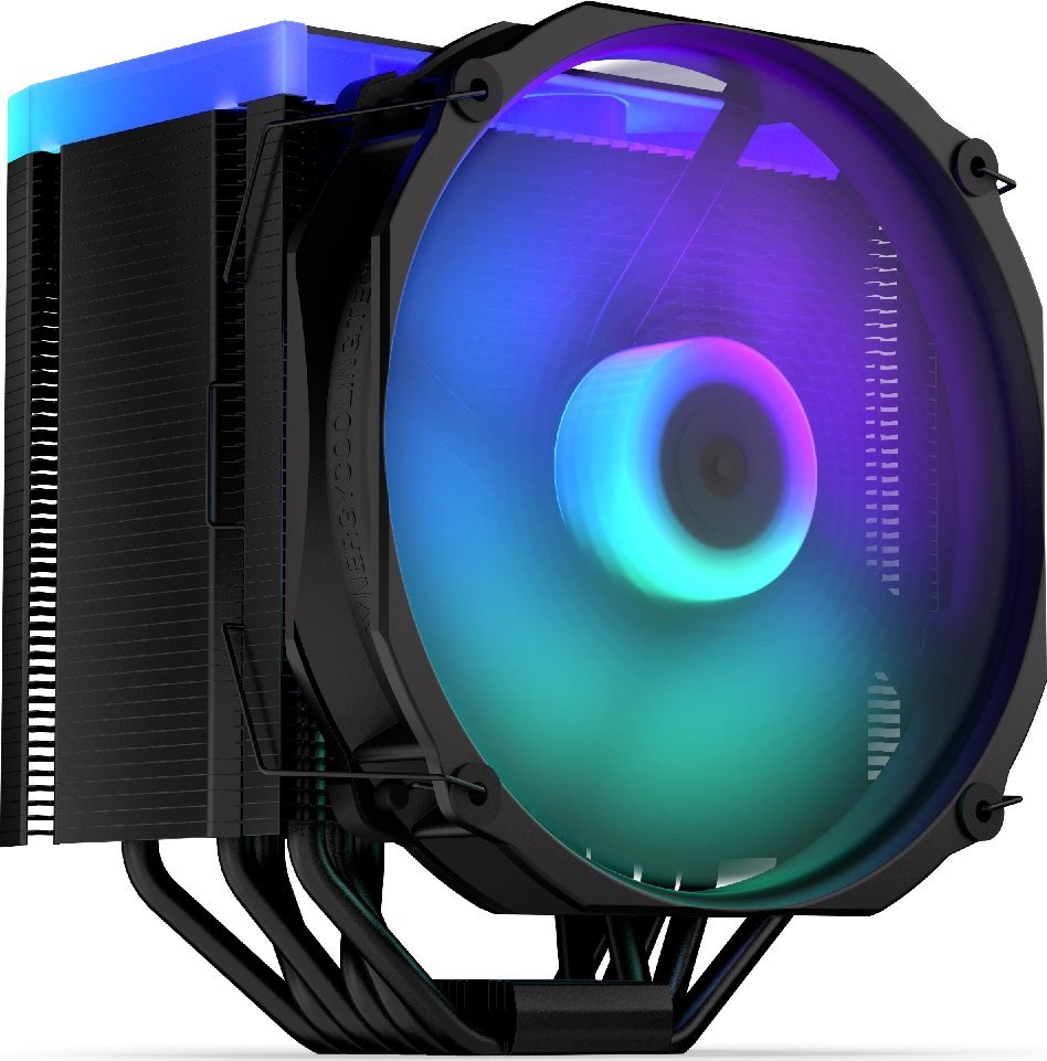 Ftohës procesori ENDORFY Fortis 5 Black ARGB, 140 mm, me ndriçim ARGB, i zi