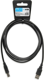 Kabllo iBOX USB 2.0, 1.8m, e zezë