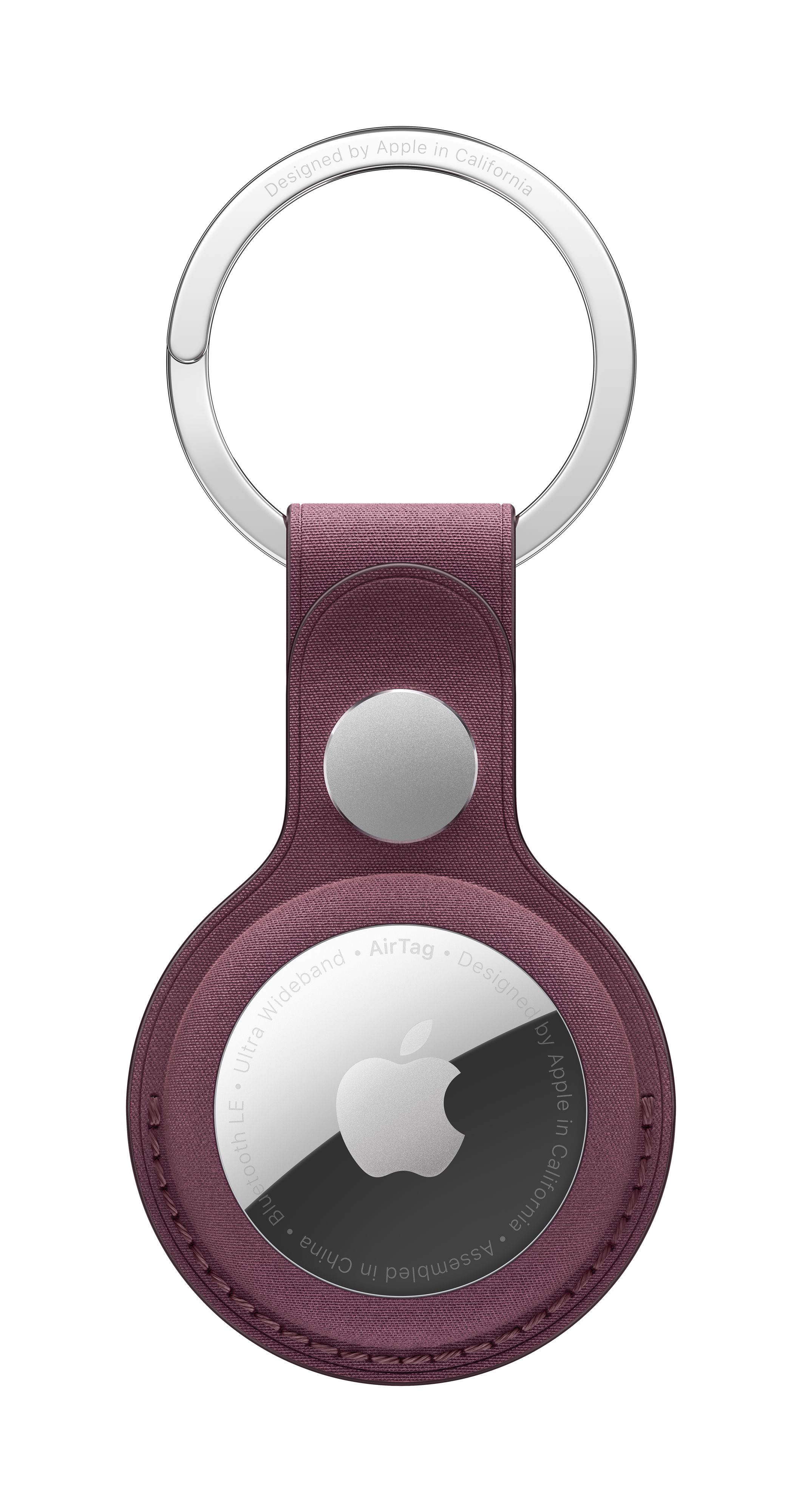 Apple AirTag FineWoven Key Ring, Mulberry