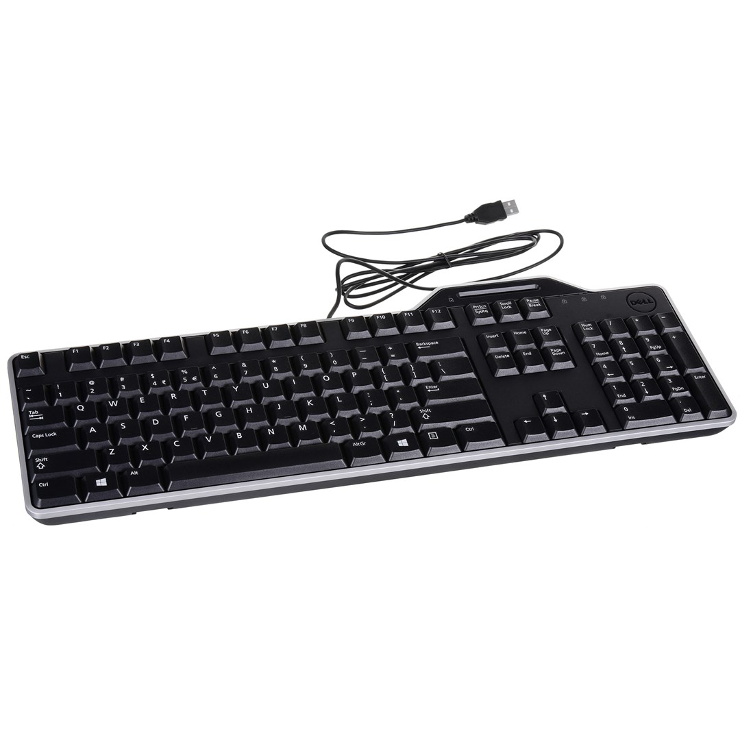 Tastierë Dell Smartcard KB813, USB, US International, e zezë