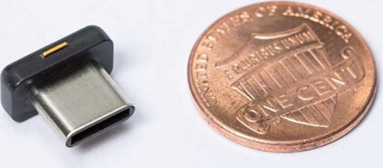 Çelës fizik sigurie Yubico YubiKey 5C Nano, e zezë