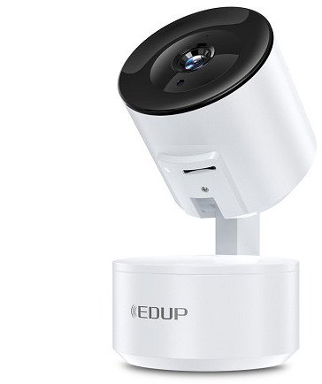 Kamerë sigurie EDUP EH-2048P17 V2, IP Wi-Fi, 2K, PTZ 350°, e bardhë