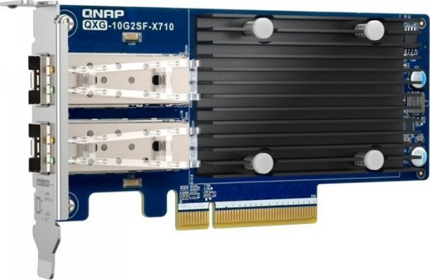 Kartë rrjeti QNAP QXG-10G2SF-X710, 10 GbE, PCIe 3.0 x8, e brendshme