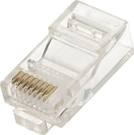 Konektor ExtraLink RJ45 (EX.9861), CAT.5E, UTP, i bardhë