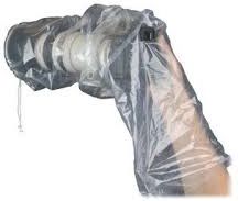 Mbrojtëse shiu për kamerë OP Tech, 17.8 x 45.7 cm, transparente