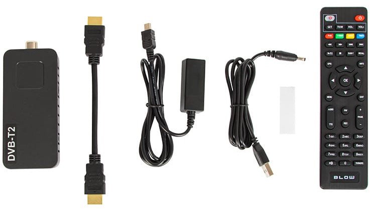 Set dekoder dhe soundbar BLOW DVB-T2 6006FHD, Full HD, Bluetooth, i zi