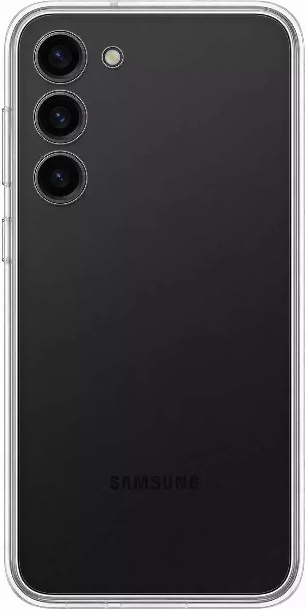 Mbrojtëse telefoni Samsung Frame Case Galaxy S23 Plus, TPU, me xhep për kartela, e zezë