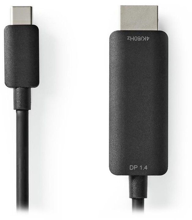 Përshtatës Nedis USB 3.2 Gen 1,USB Type-C - HDMI, 1m, i zi