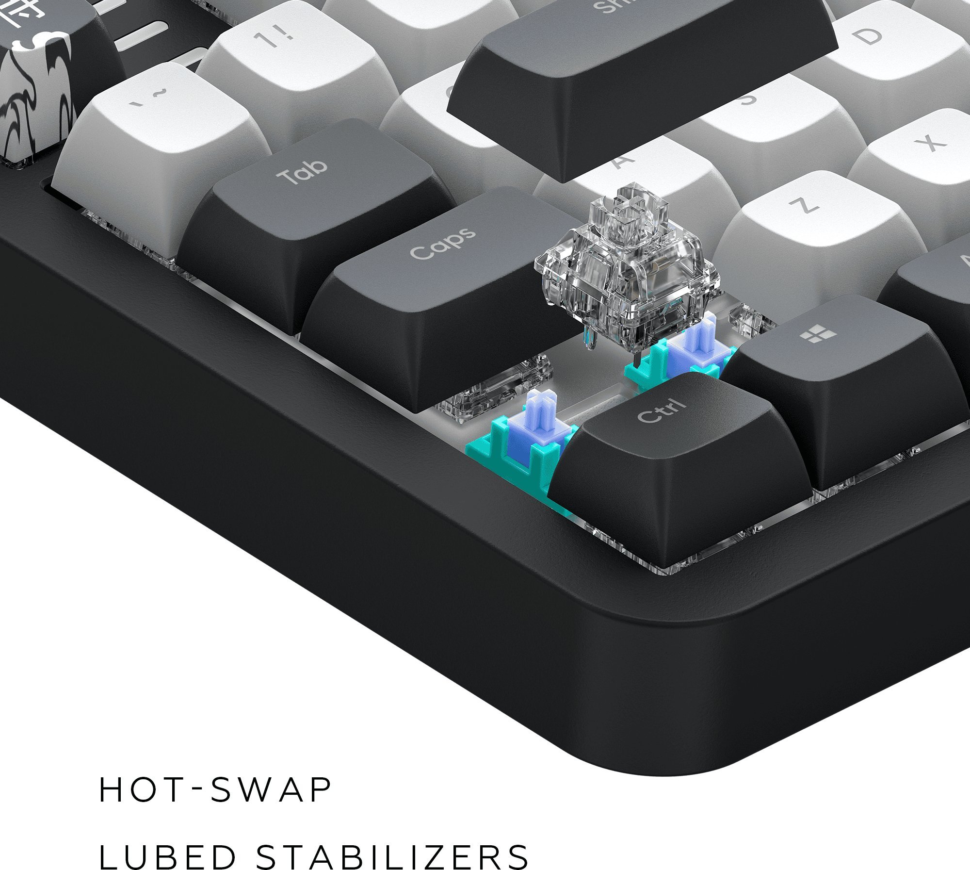 Tastierë gaming Dark Project ALU87B Bushido, mekanike, RGB, e zezë