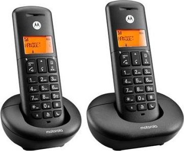 Telefon fiks pa tela Motorola E202, DECT, ekran LCD, i zi