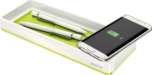 Безжичен полнач Leitz 53651064, 1A, со ЛЕД светло, бел