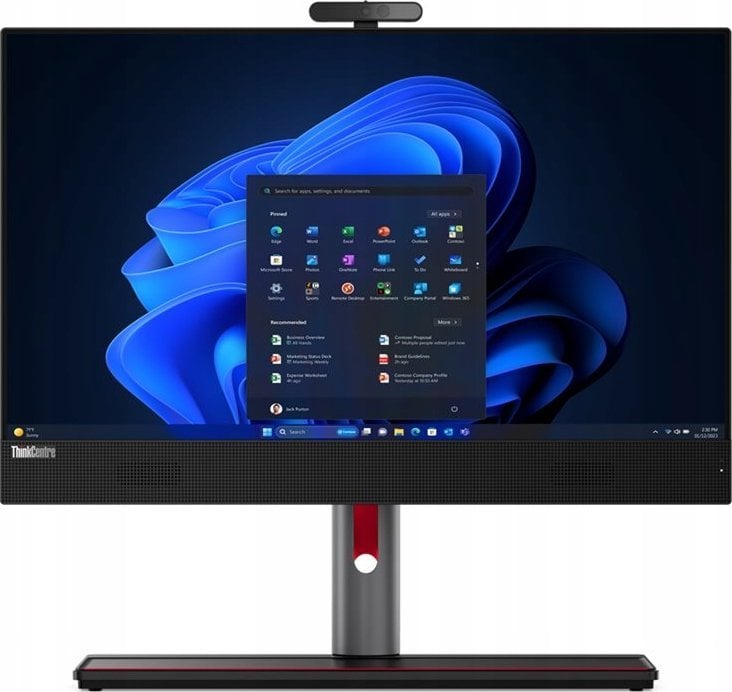 Kопјутер All in One Lenovo ThinkCentre M90a Gen 5, 23.8" FHD допирен, Intel Core i7 14700, 16GB RAM, 1TB SSD, црн