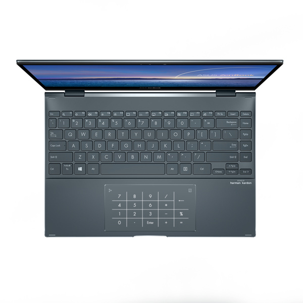 Laptop ASUS ZenBook Flip 13 UX363EA-HP555W Hybrid (2në1), 13.3", Intel Core i5, 16GB RAM, 512GB SSD, Intel Iris Xe Graphics, gri