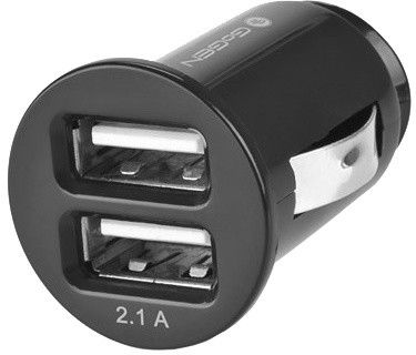 Karikues për makinë Gogen CH 21, 2xUSB, 12V, i zi 