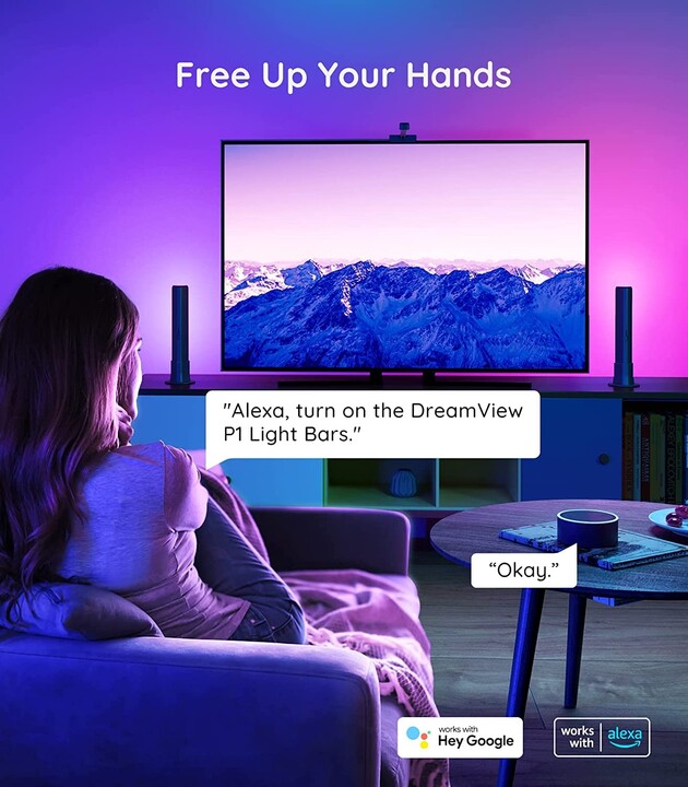 Ndriçim për gaming dhe televizior Govee Flow PRO RGBICWW