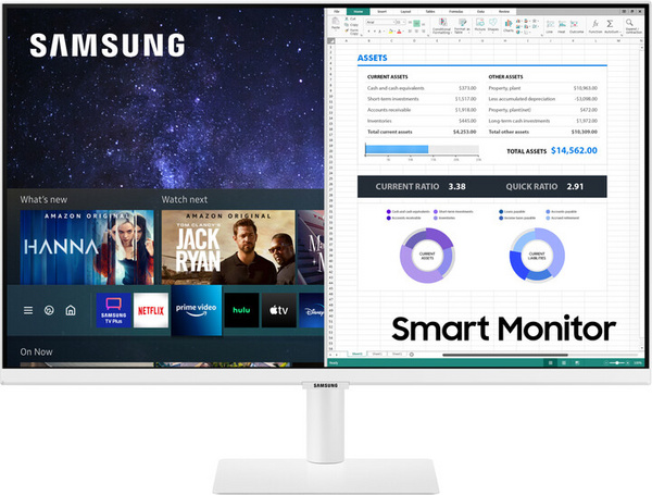 Monitor Samsung LS27AM501NUXEN, 27", LED, i bardhë