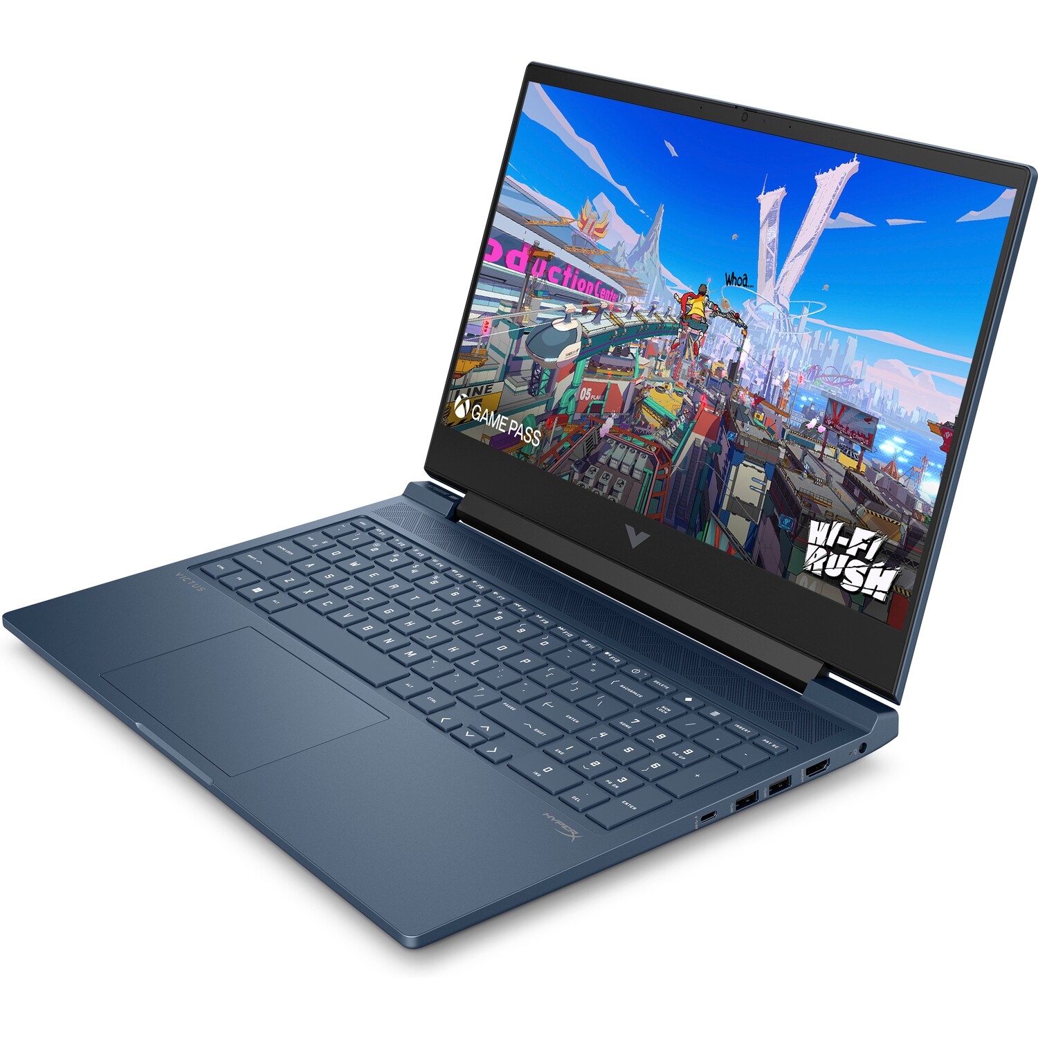 Laptop gaming HP Victus 16-r1002nc, 16.1" QHD 240Hz, i7-14700HX, 32GB 1TB SSD RTX 4070, blu 3