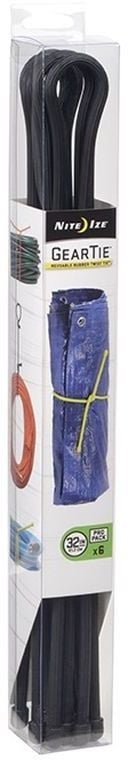 Set lidhëse kabllosh Nite Ize Gear Tie GTPP32-01-R8, 32", gome fleksibël, shumëngjyrëshe