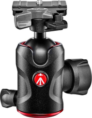 Kokë trefoti Manfrotto 496 Centre Ball Head MH496-BH, deri 12 kg, me pllakë 200PL-PRO, e zezë