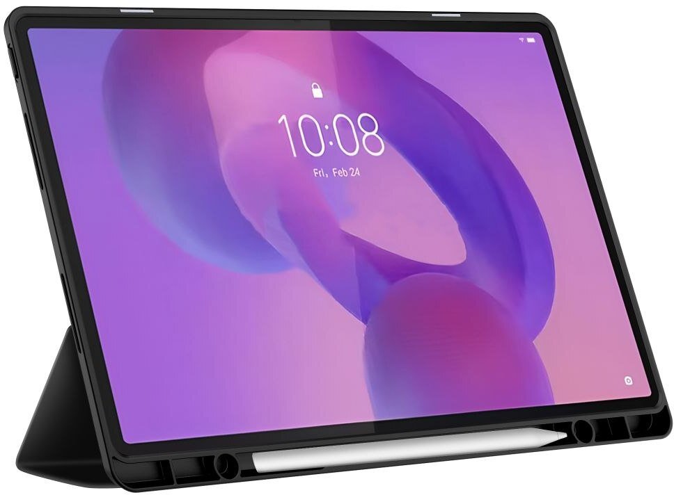 Mbulesë flip Tech-Protect SC Pen për Lenovo Idea Tab Plus 12.1", me mbajtëse stylus, e zezë