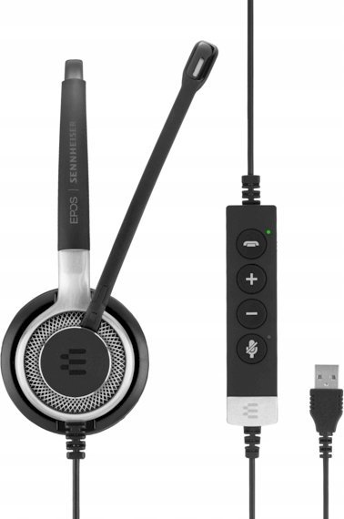 Kufje me kabllo EPOS Impact SC 660 ANC, USB, anulim aktiv i zhurmës, të zeza