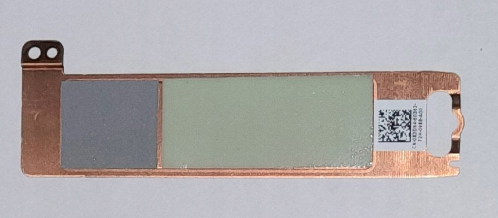 Dell PCIe Thermal X3DN4 M.2 SSD плоча, црна