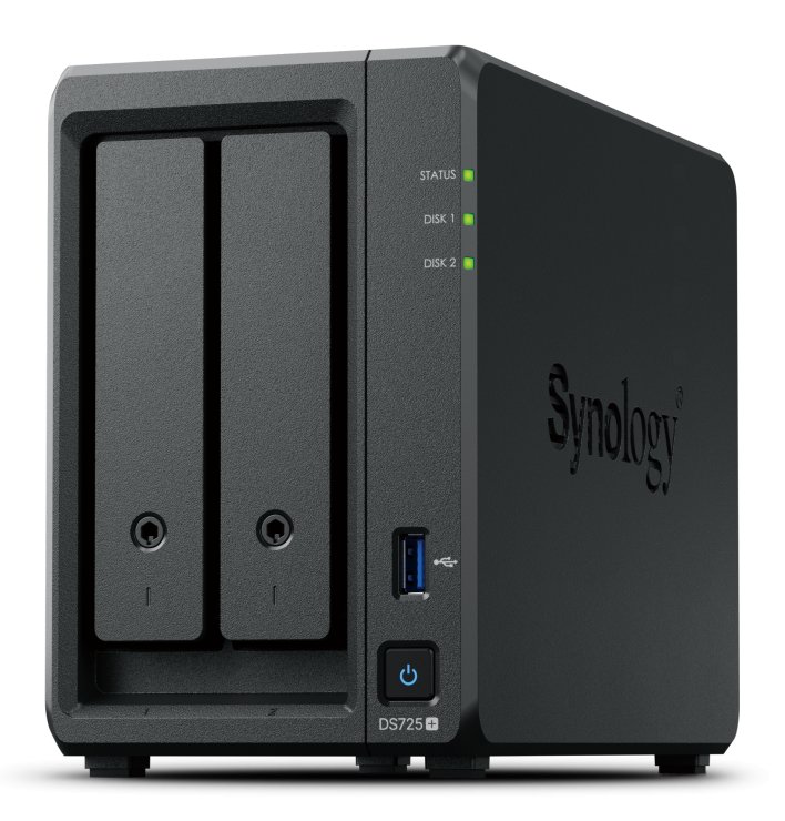 Server NAS Synology DiskStation DS725+, Ryzen Embedded R1600, 4GB DDR4, i zi